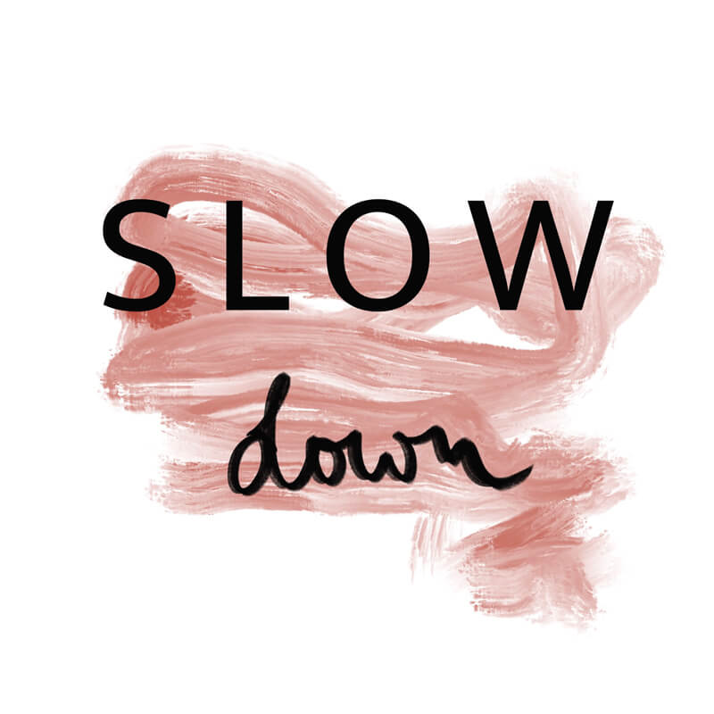 maty do jogi Slow Down Girls & Yoga